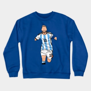 Lionel Messi GOAT 10 - Drawing Style Crewneck Sweatshirt